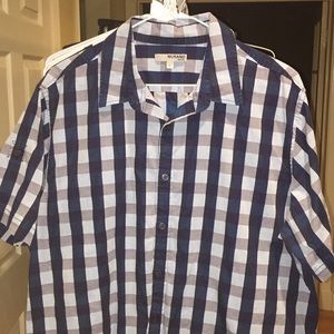 Murano short sleeved button down